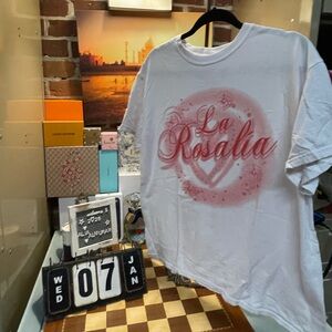 vintage ROZARIA pink Tee